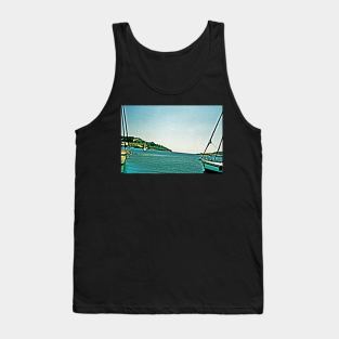 Sea boat sailing Tank Top